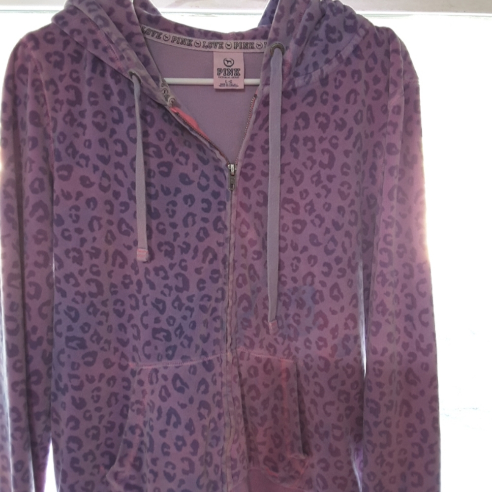 Pink by victorias secret large psy leopard print